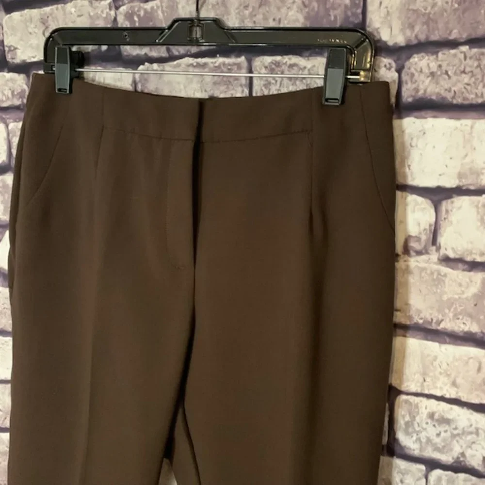 Chico's So Slimming Brown Pants Size S/6 Short - Picture 3 of 9